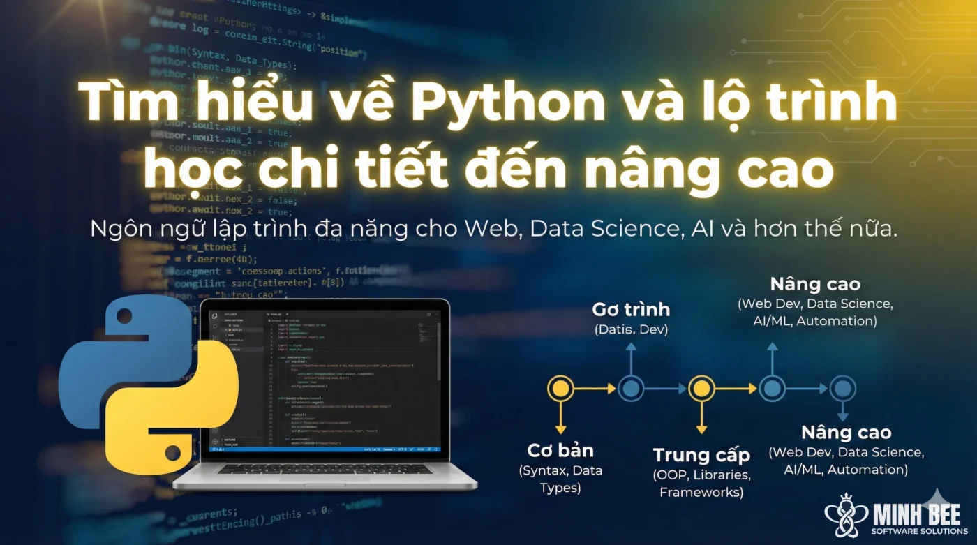 Tìm hiểu về Python và lộ trình học chi tiết đến nâng cao 1 Tìm hiểu về Python và lộ trình học chi tiết đến nâng cao