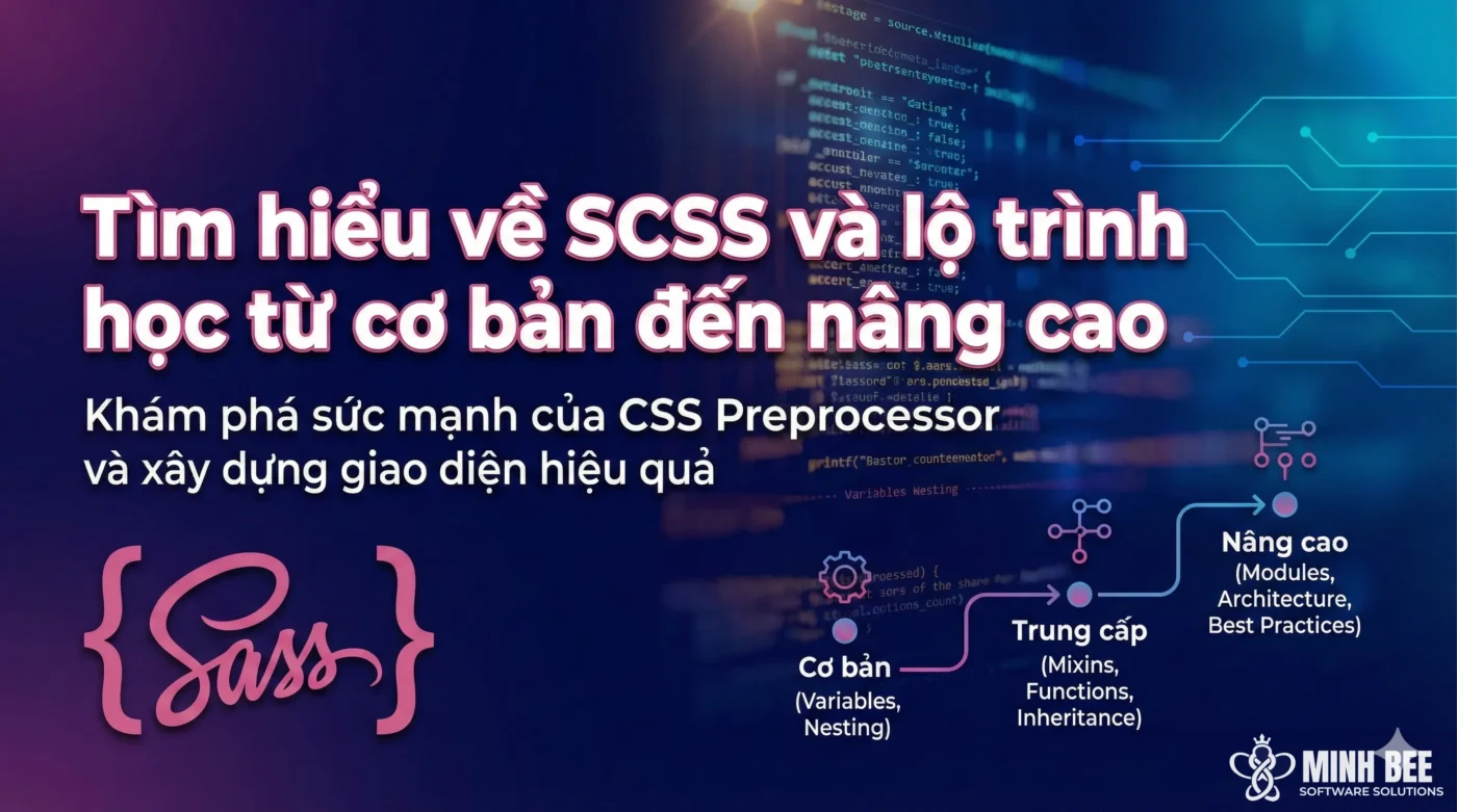 Tìm hiểu về SCSS và lộ trình học từ cơ bản đến nâng cao 1 Tìm hiểu về SCSS và lộ trình học từ cơ bản đến nâng cao