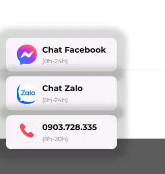 Tạo nút chat Zalo, Facebook, Hotline đơn giản, đẹp không cần plugin 3 Tạo nút chat Zalo, Facebook, Hotline đơn giản, đẹp không cần plugin