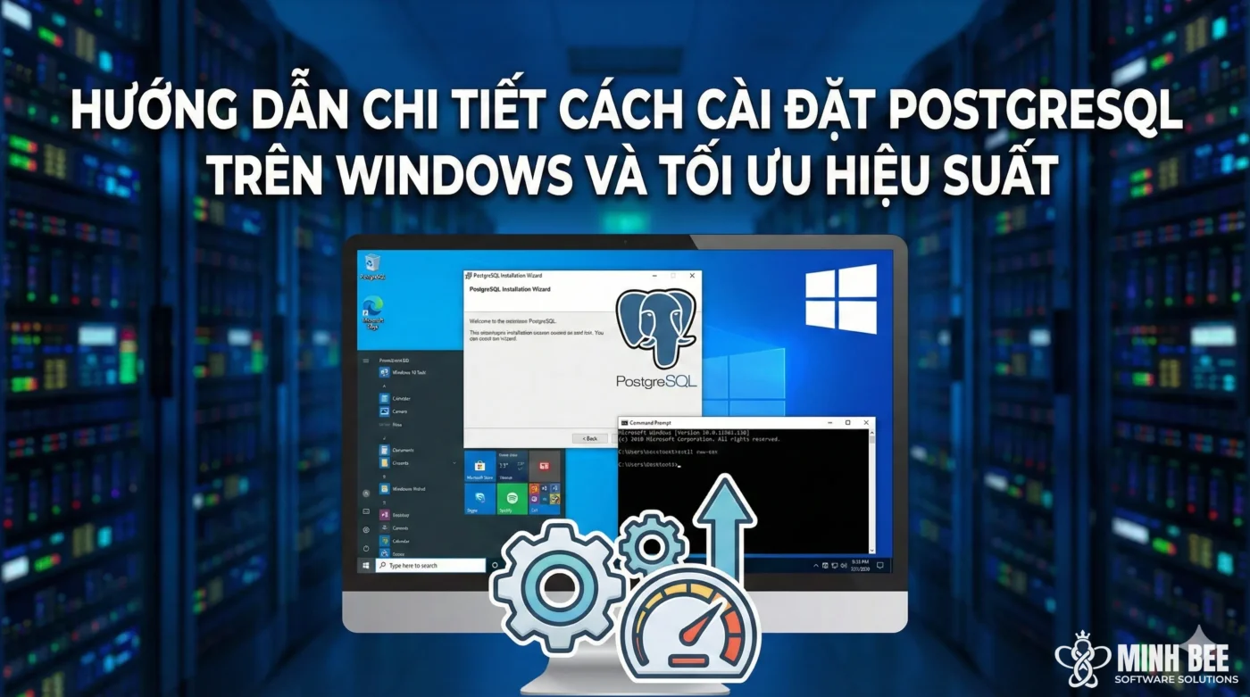 Hướng dẫn chi tiết cách cài đặt PostgreSQL trên Windows và tối ưu hiệu suất