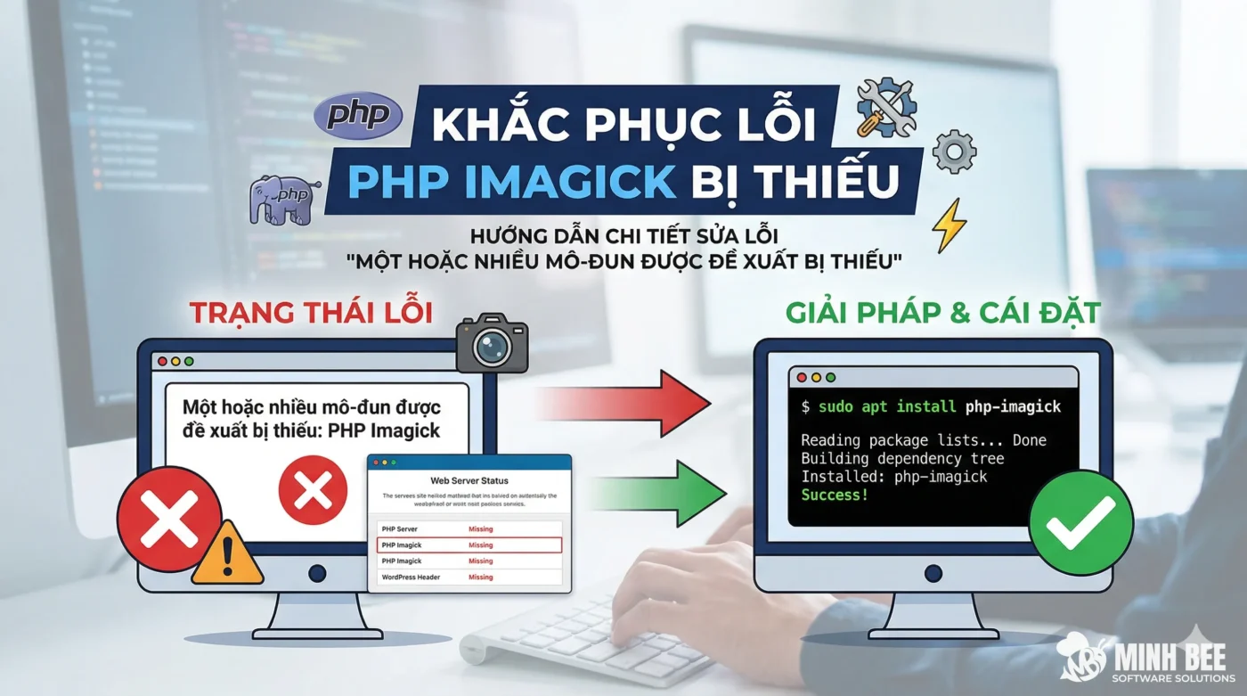 Hướng dẫn sửa lỗi "Một hoặc nhiều mô-đun được đề xuất bị thiếu" (thiếu PHP Imagick) 1 Hướng dẫn sửa lỗi "Một hoặc nhiều mô-đun được đề xuất bị thiếu" (thiếu PHP Imagick)